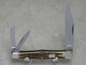 Kissing Crane Robt Klaas Solingen Germany Stag "Reproduction Circa 1899" No. 8 Large Whittler Knife