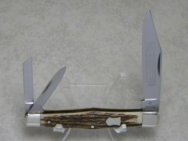 Kissing Crane Robt Klaas Solingen Germany Stag "Reproduction Circa 1899" No. 8 Large Whittler Knife