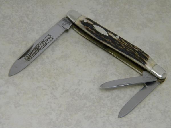Kissing Crane Robt Klaas Solingen Germany Stag "Reproduction Circa 1894" No. 6 Medium Whittler Knife Kissing Crane Robt Klaas Solingen Germany Stag "Reproduction Circa 1894" No. 6 Medium Whittler Knife