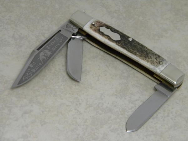 Bulldog Brand Hammer Forged Solingen Germany Pit Bulls Trademark Stag Stockman Knife