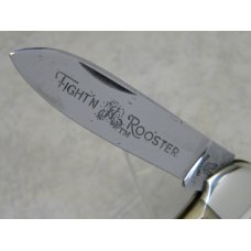 Fight'n Rooster Frank Buster Celebrated Cutlery Germany Stag Canoe Knife