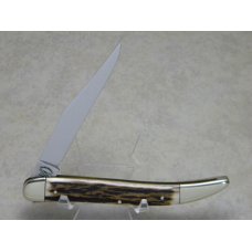 Fight'n Rooster Germany Stag "TBKC - Truck Builders Knife Club" 1 Blade Toothpick Knife c.1987 Fight'n Rooster Germany Stag "TBKC - Truck Builders Knife Club" 1 Blade Toothpick Knife c.1987
