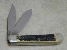 Bulldog Brand Hammer Forged Solingen Germany "Kentucky Thorobred" Bone Stag Trapper Knife Bulldog Brand Hammer Forged Solingen Germany "Kentucky Thorobred" Bone Stag Trapper Knife