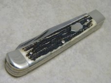 Bulldog Brand Hammer Forged Solingen Germany "Kentucky Thorobred" Bone Stag Trapper Knife Bulldog Brand Hammer Forged Solingen Germany "Kentucky Thorobred" Bone Stag Trapper Knife