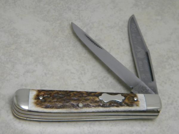 Bulldog Brand Hammer Forged Solingen Germany Pit Bulls Trademark Stag Trapper Knife Bulldog Brand Hammer Forged Solingen Germany Pit Bulls Trademark Stag Trapper Knife