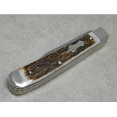 Bulldog Brand Hammer Forged Solingen Germany Pit Bulls Trademark Stag Trapper Knife Bulldog Brand Hammer Forged Solingen Germany Pit Bulls Trademark Stag Trapper Knife
