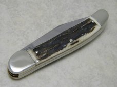 Bulldog Brand Hammer Forged Solingen Germany "Anno Domini" 2000 Stag Copperhead Knife Bulldog Brand Hammer Forged Solingen Germany "Anno Domini" 2000 Stag Copperhead Knife