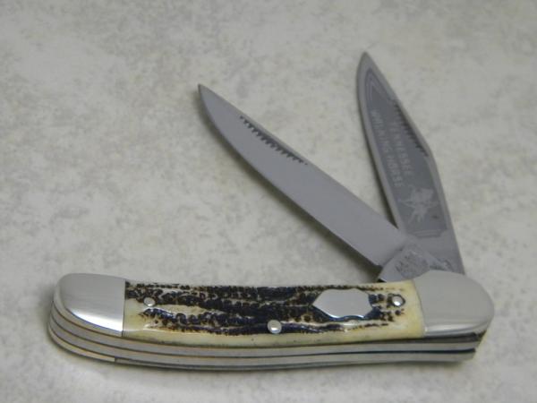 Bulldog Brand Hammer Forged Solingen Germany "Tennessee Walking Horse" Bone Stag Copperhead Knife Bulldog Brand Hammer Forged Solingen Germany "Tennessee Walking Horse" Bone Stag Copperhead Knife