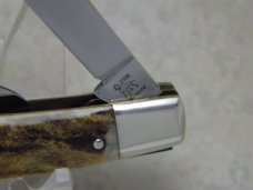 Bulldog Brand Hammer Forged Solingen Germany "Tennessee Walking Horse" Stag Stockman Knife c.2000 Bulldog Brand Hammer Forged Solingen Germany "Tennessee Walking Horse" Stag Stockman Knife c.2000