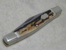 Bulldog Brand Hammer Forged Solingen Germany "Tennessee Walking Horse" Stag Stockman Knife c.2000 Bulldog Brand Hammer Forged Solingen Germany "Tennessee Walking Horse" Stag Stockman Knife c.2000