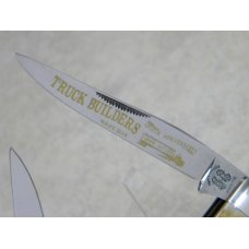 Fight'n Rooster Germany Stag "TBKC - Truck Builders Knife Club 5th Anniversary" Muskrat Knife c.1988 Fight'n Rooster Germany Stag "TBKC - Truck Builders Knife Club 5th Anniversary" Muskrat Knife c.1988
