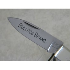 Bulldog Brand Hammer Forged Solingen Germany Stag Lockback Knife c.2000 Bulldog Brand Hammer Forged Solingen Germany Stag Lockback Knife c.2000