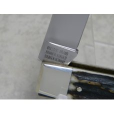 Bulldog Brand Hammer Forged Solingen Germany Stag Lockback Knife c.2000 Bulldog Brand Hammer Forged Solingen Germany Stag Lockback Knife c.2000