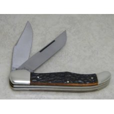Bulldog Brand Solingen Germany Hunters Pride Bone LP Folding Hunter Knife 2nd Gen. c.1991 Bulldog Brand Solingen Germany Hunters Pride Bone LP Folding Hunter Knife 2nd Gen. c.1991