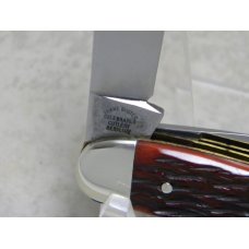 Fight'n Rooster Frank Buster Celebrated Cutlery Germany Red Bone Sowbelly Jack Knife w/Accorn Shield Fight'n Rooster Frank Buster Celebrated Cutlery Germany Red Bone Sowbelly Jack Knife w/Accorn Shield