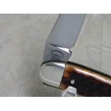 Fight'n Rooster Frank Buster Celebrated Cutlery Germany Bone 2 Blade Sowbelly Knife