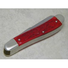 Bulldog Brand Solingen Germany 1985 English Steel Red Bone 3 Blade Dogleg Trapper Knife c.2000's Bulldog Brand Solingen Germany 1985 English Steel Red Bone 3 Blade Dogleg Trapper Knife c.2000's