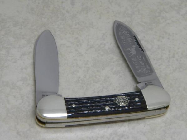Bulldog Brand Solingen Germany Pit Bull Trade Mark Bone Canoe Knife c.1996 Bulldog Brand Solingen Germany Pit Bull Trade Mark Bone Canoe Knife c.1996