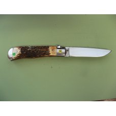 SCHATT & MORGAN #3 EXPRESS AUTO TORCHED STAG DROP POINT 1 OF 1 FILEWORK SCHATT & MORGAN #3 EXPRESS AUTO TORCHED STAG DROP POINT 1 OF 1 FILEWORK