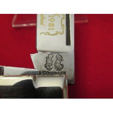 1981 Pearl Handle Fight"N Rooster 2 Blade  Barlow 