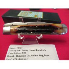Canal Street Cutlery Amber Stag Swing Guard 2005