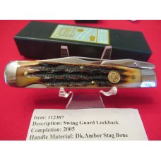 Canal Street Cutlery Amber Stag Swing Guard 2005