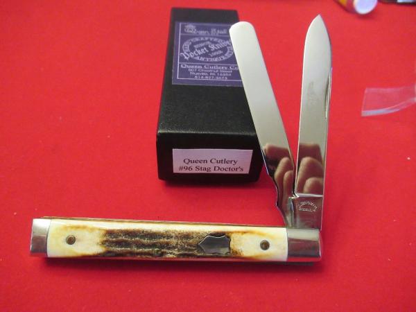 Queen Cutlery Classic Stag Handle Doctors Knife # 96 Queen Cutlery Classic Stag Handle Doctors Knife # 96