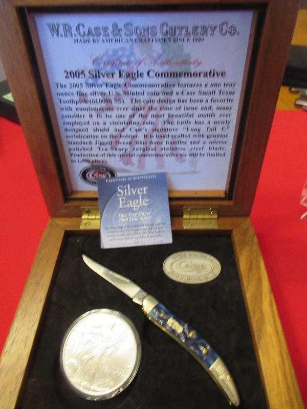 2005 W.R.Case & Sons Cutlery Co. Silver Eagle Commemorative  Tooth Pick