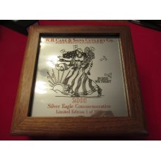 2005 W.R.Case & Sons Cutlery Co. Silver Eagle Commemorative  Tooth Pick