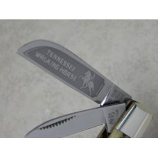 Bulldog Brand Hammer Forged Solingen Germany "Tennessee Walking Horse" Bone Stag Congress Knife Bulldog Brand Hammer Forged Solingen Germany "Tennessee Walking Horse" Bone Stag Congress Knife