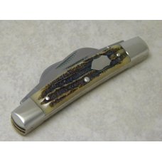 Bulldog Brand Hammer Forged Solingen Germany "Tennessee Walking Horse" Bone Stag Congress Knife Bulldog Brand Hammer Forged Solingen Germany "Tennessee Walking Horse" Bone Stag Congress Knife