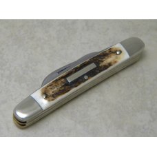 Bulldog Brand Hammer Forged Solingen Germany Pit Bulls Trade Mark Stag Congress Knife c.2004 Bulldog Brand Hammer Forged Solingen Germany Pit Bulls Trade Mark Stag Congress Knife c.2004