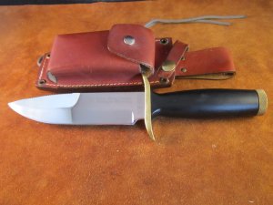 1970's Carl Schlieper Survival Knife. Eye Brand mfg. Solingen, Germany