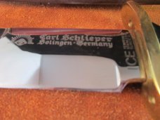 1970's Carl Schlieper Survival Knife. Eye Brand mfg. Solingen, Germany 1970's Carl Schlieper Survival Knife. Eye Brand mfg. Solingen, Germany
