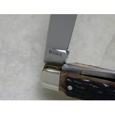 Kissing Crane Robt Klaas Solingen Germany Bone 1239 XIX Large Stockman Knife c.1980 Kissing Crane Robt Klaas Solingen Germany Bone 1239 XIX Large Stockman Knife c.1980