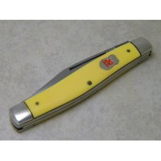Kissing Crane Robt Klaas Solingen Germany Yellow No. 31 Large Stockman Knife