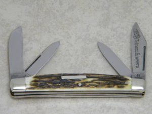 Kissing Crane Robt Klaas Solingen Germany Stag Tobacco Growers Large Congress Knife