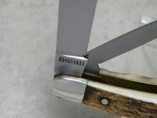 Kissing Crane Germany Stag 2345 XVIII "Golden Circle Knife Club" 4 Blade Stockman Knife c.1979