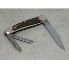 Kissing Crane Germany Stag 1135 XVII "Golden Circle Knife Club" Whittler Knife c.1978 Kissing Crane Germany Stag 1135 XVII "Golden Circle Knife Club" Whittler Knife c.1978