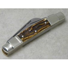 Fight'n Rooster Frank Buster Celebrated Cutlery Germany Stag Stepped Bolsters 4 Blade Congress Knife Fight'n Rooster Frank Buster Celebrated Cutlery Germany Stag Stepped Bolsters 4 Blade Congress Knife