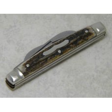 Fight'n Rooster Frank Buster Celebrated Cutlery Germany Stag Pinched Bolsters 4 Blade Congress Knife Fight'n Rooster Frank Buster Celebrated Cutlery Germany Stag Pinched Bolsters 4 Blade Congress Knife