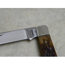Queen USA #15 Rogers Bone Half Congress Knife "Q" Tang Stamp No Etch c.1930's to 1950's Queen USA #15 Rogers Bone Half Congress Knife "Q" Tang Stamp No Etch c.1930's to 1950's