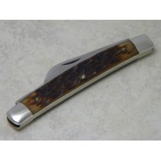 Queen USA #15 Rogers Bone Half Congress Knife "Q" Tang Stamp No Etch c.1930's to 1950's Queen USA #15 Rogers Bone Half Congress Knife "Q" Tang Stamp No Etch c.1930's to 1950's