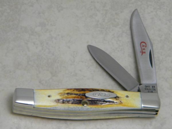 Case XX Stainless USA 2 Dot (1978) Stag 52032 SSP Red Etch Jack Knife