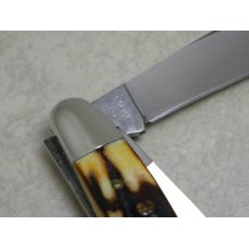 Case XX Stainless USA 2 Dot (1978) Stag 5347 HP SSP Red Etch Stockman Knife Case XX Stainless USA 2 Dot (1978) Stag 5347 HP SSP Red Etch Stockman Knife