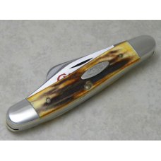 Case XX Stainless USA 2 Dot (1978) Stag 5347 HP SSP Red Etch Stockman Knife Case XX Stainless USA 2 Dot (1978) Stag 5347 HP SSP Red Etch Stockman Knife