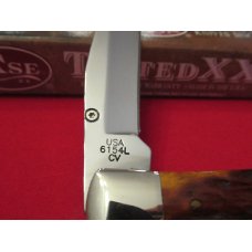 Case XX Chestnut Bone Trapper Lock Pattern 6154 L CV Case XX Chestnut Bone Trapper Lock Pattern 6154 L CV