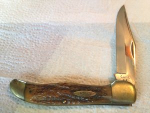 Case XX single blade (6165 SAB style) green bone
