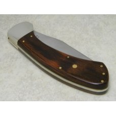 Case XX SS USA 9 Dot (1981) Wood Sidewinder Side Release Lockblade Knife Case XX SS USA 9 Dot (1981) Wood Sidewinder Side Release Lockblade Knife