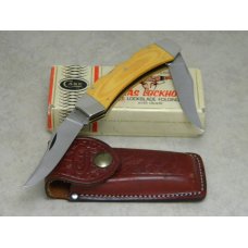 Case XX SS USA 10 Dot (1980) Yellow Micarta Texas Lockhorn Double Lockback Knife in Box Case XX SS USA 10 Dot (1980) Yellow Micarta Texas Lockhorn Double Lockback Knife in Box